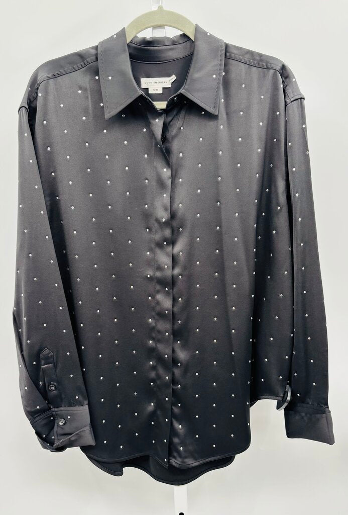 Good American Blouse Black M