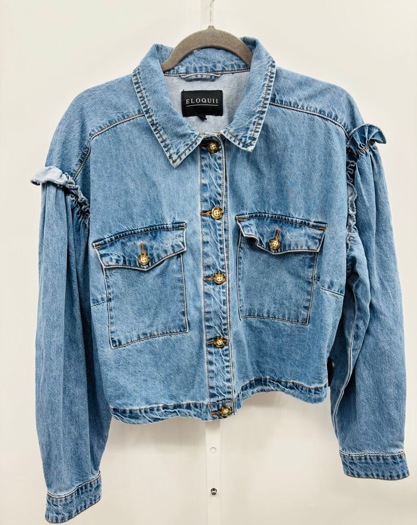 Eloquii Jacket Denim 16