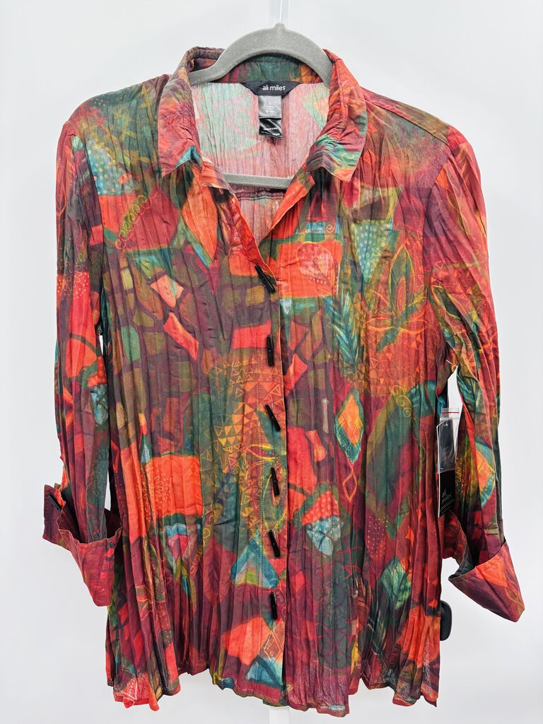 Ali Miles Blouse Burgundy S