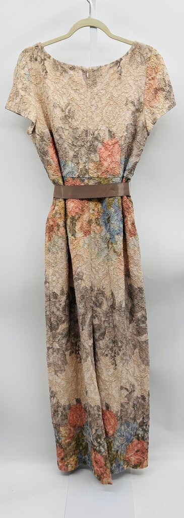 Adrianna Papell Maxi Dress Beige 14