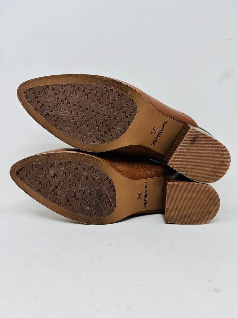Johnston & Murphy Mules Brown 9.5