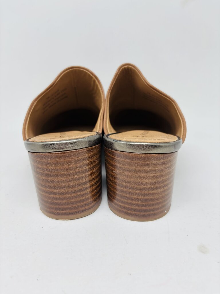 Johnston & Murphy Mules Brown 9.5