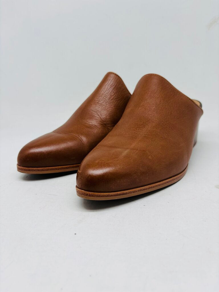 Johnston & Murphy Mules Brown 9.5