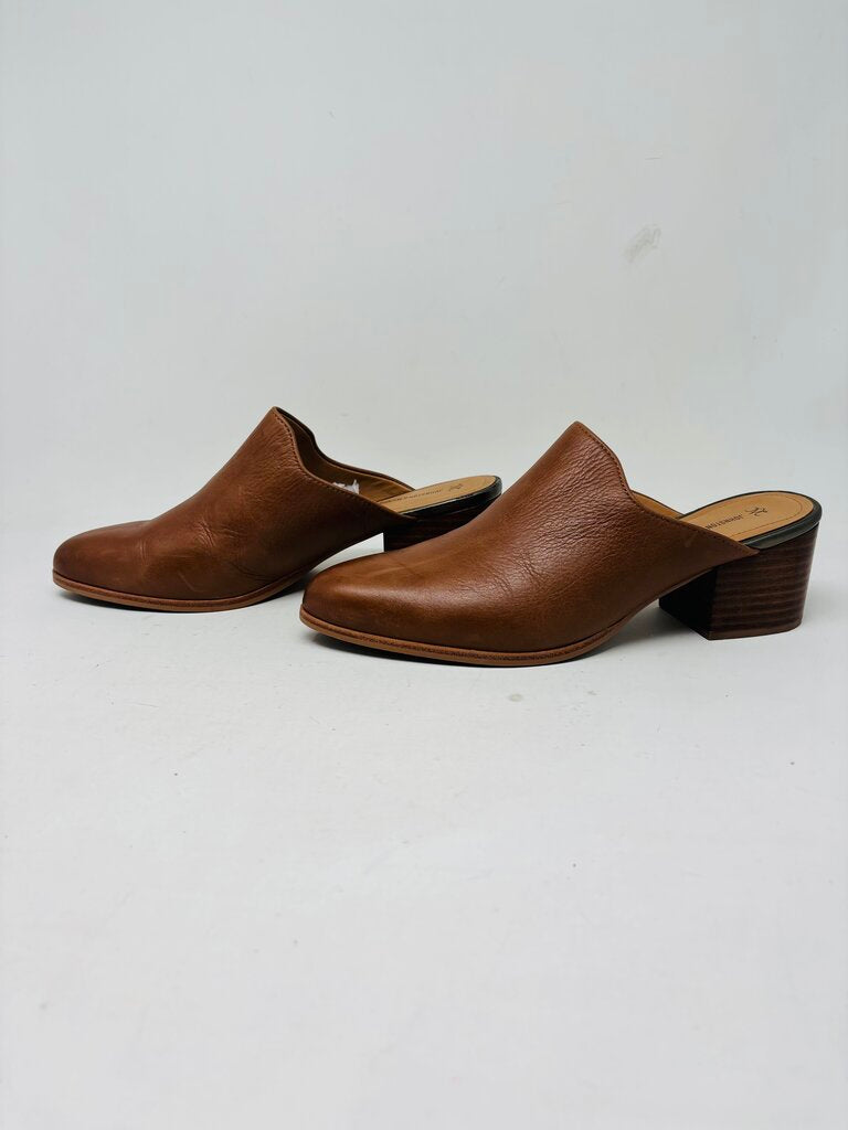 Johnston & Murphy Mules Brown 9.5