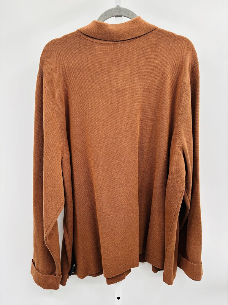 J. Jill Cardigan Plus Brown 4X