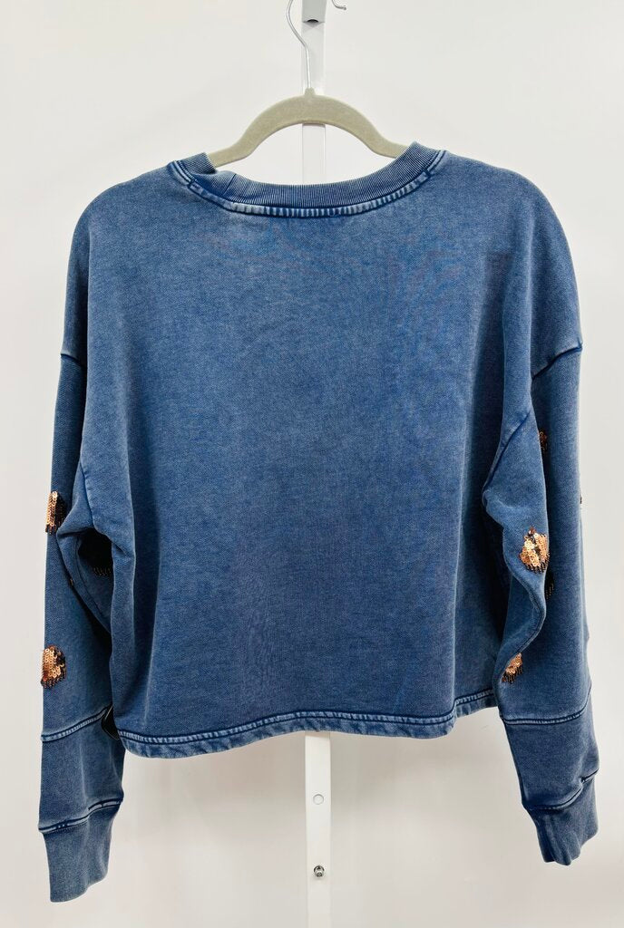 Pilcro Sweatshirt Navy M
