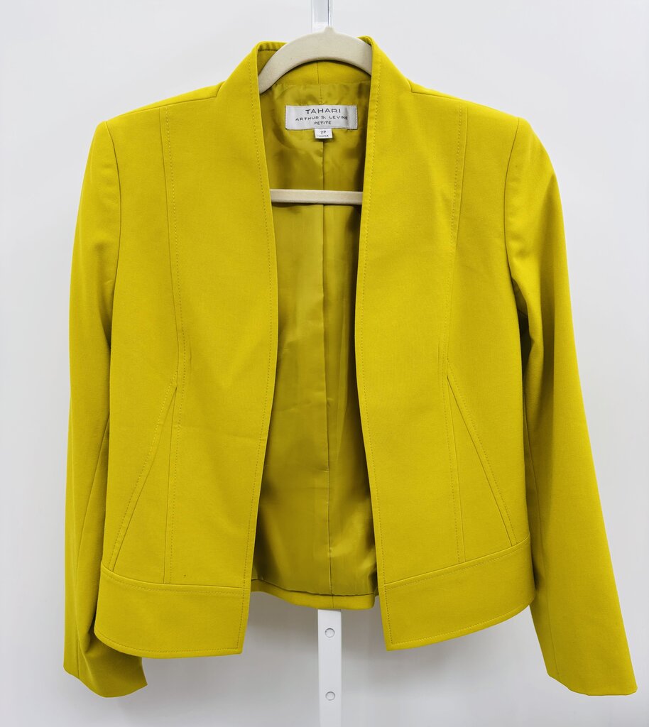 Tahari: ASL Jacket Yellow 2