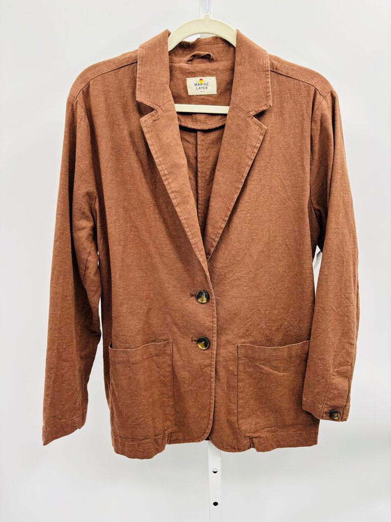 Marine Layer Blazer Brown S