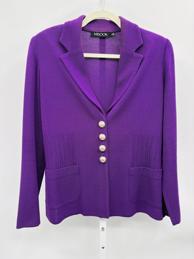 Misook Blazer Purple M