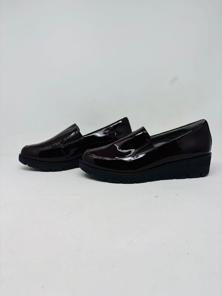 Earth Loafers Burgundy 8