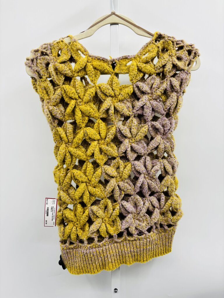 Zara Sweater Vest Yellow S