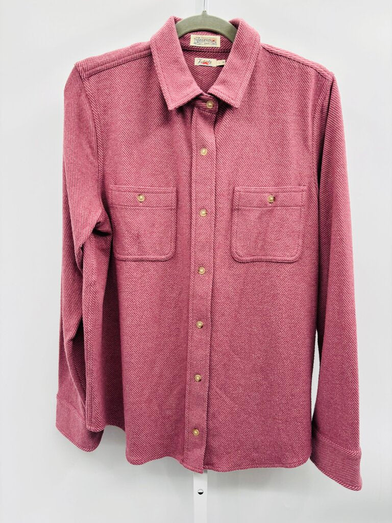 Faherty Shirt Pink L