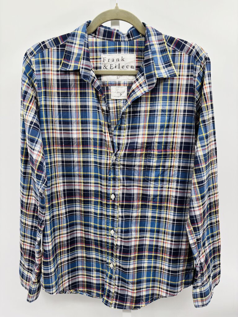 Frank & Eileen Shirt Blue L