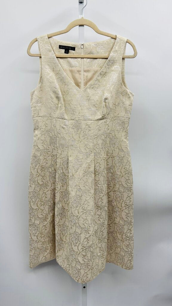 LaFayette 148 Dress Beige 8
