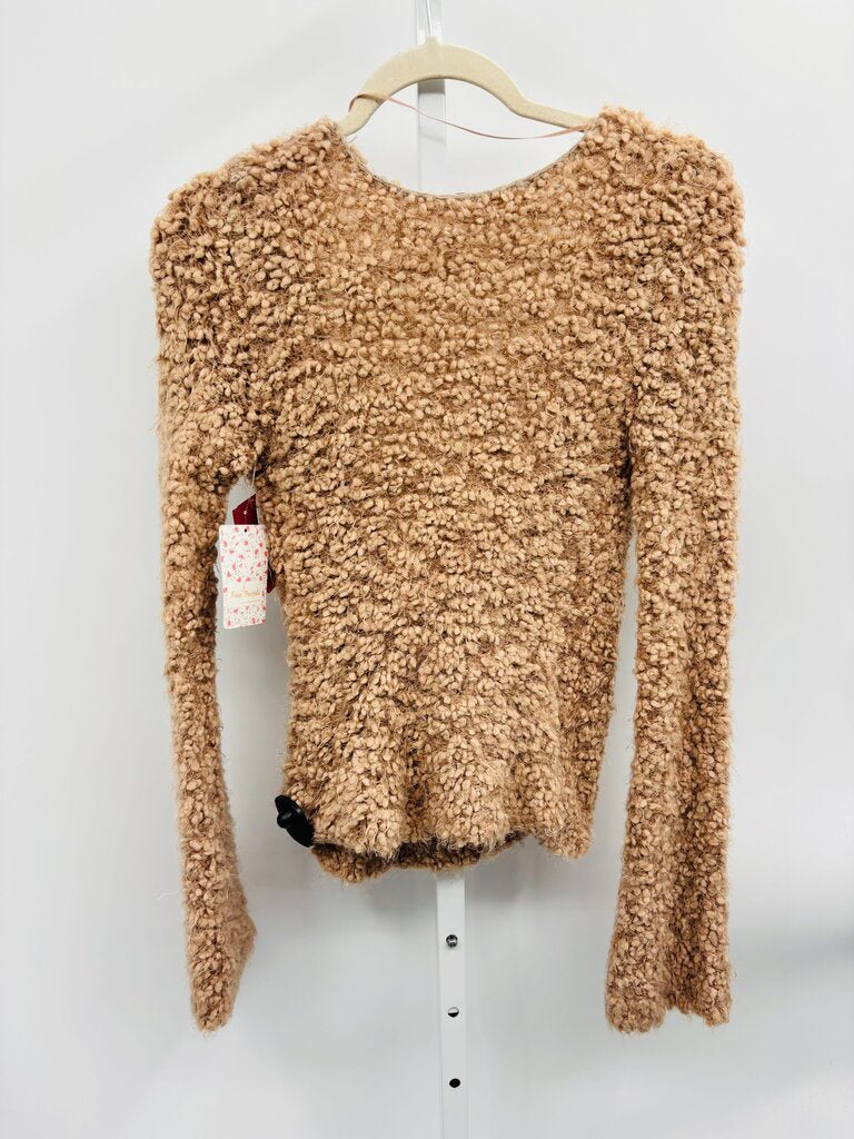 Free People Sweater Tan XS