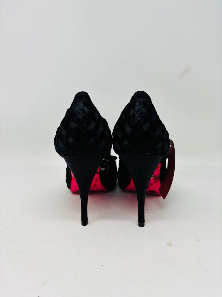 Betsey Johnson Heels Black 8