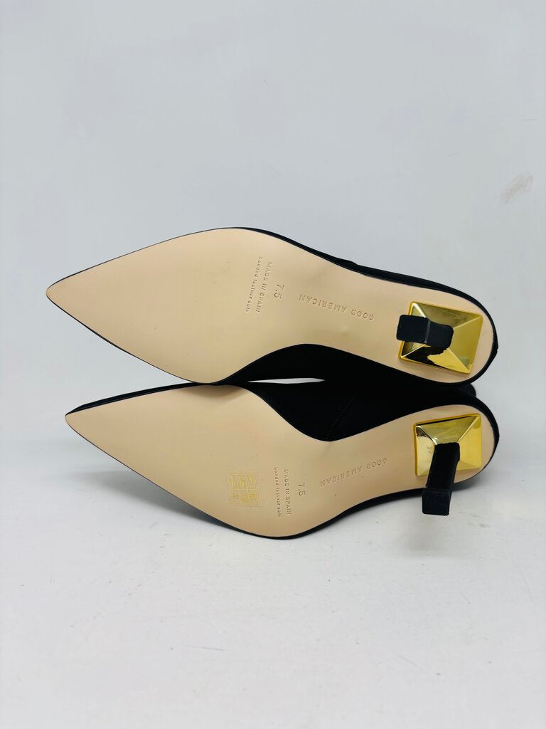 Good American Ankle Boots Black 7.5