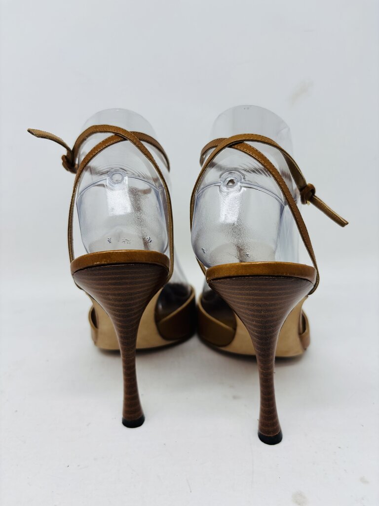 Manolo Blahnik Heels Tan 8