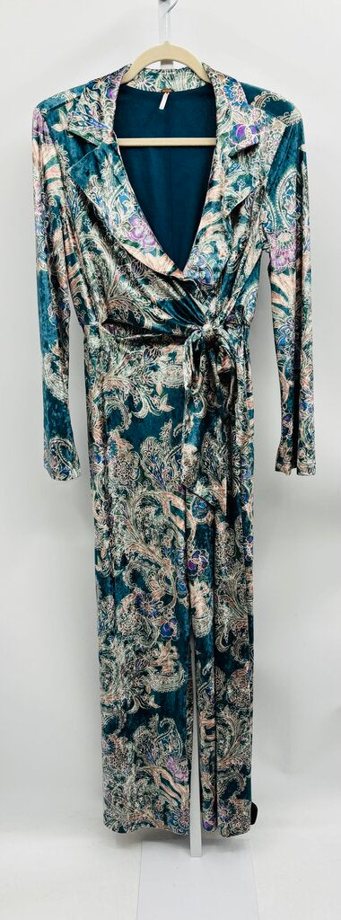 Free People Jumpsuit Teal S