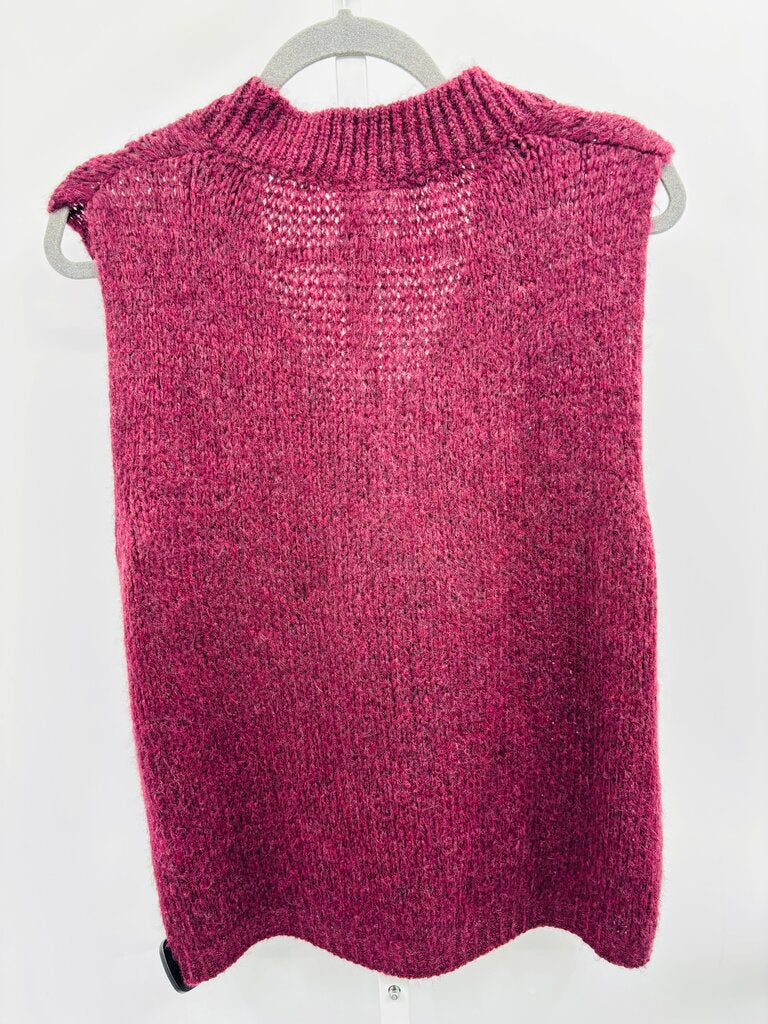 Suzy D Sweater Vest Purple M