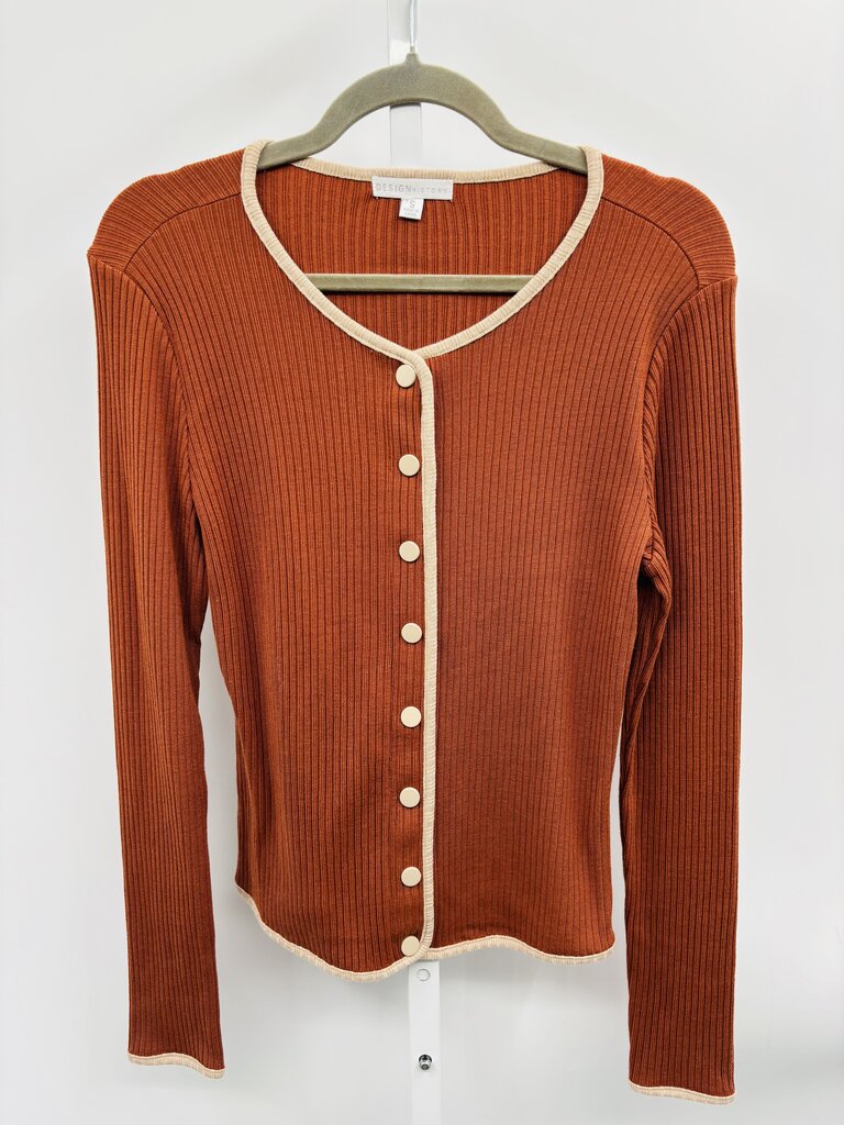 Design History Cardigan Brown S