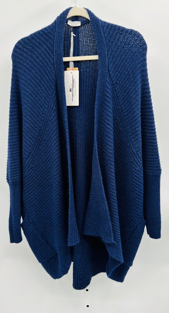 Suzy D Cardigan Navy OS