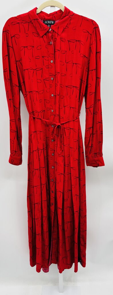 J. Crew Maxi Dress Red 10