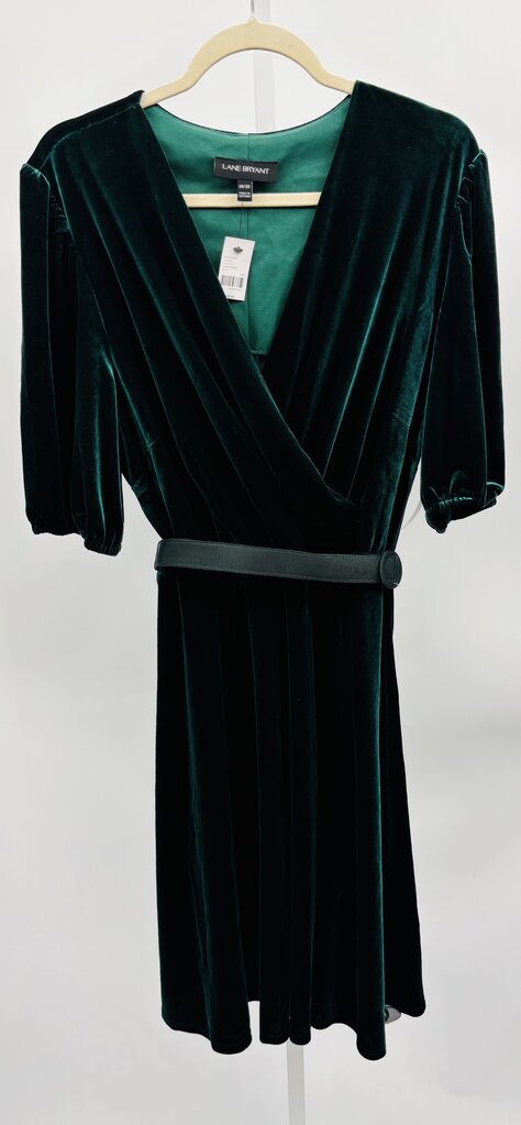 Lane Bryant Dress Plus Green 20