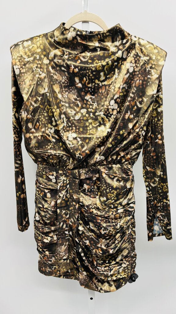 Allsaints Dress Gold 2