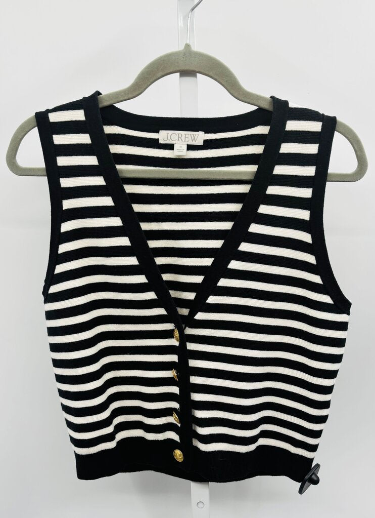 J. Crew Sweater Vest Black M