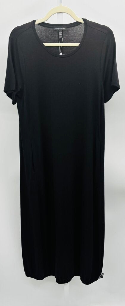 Eileen Fisher Maxi Dress Black XS