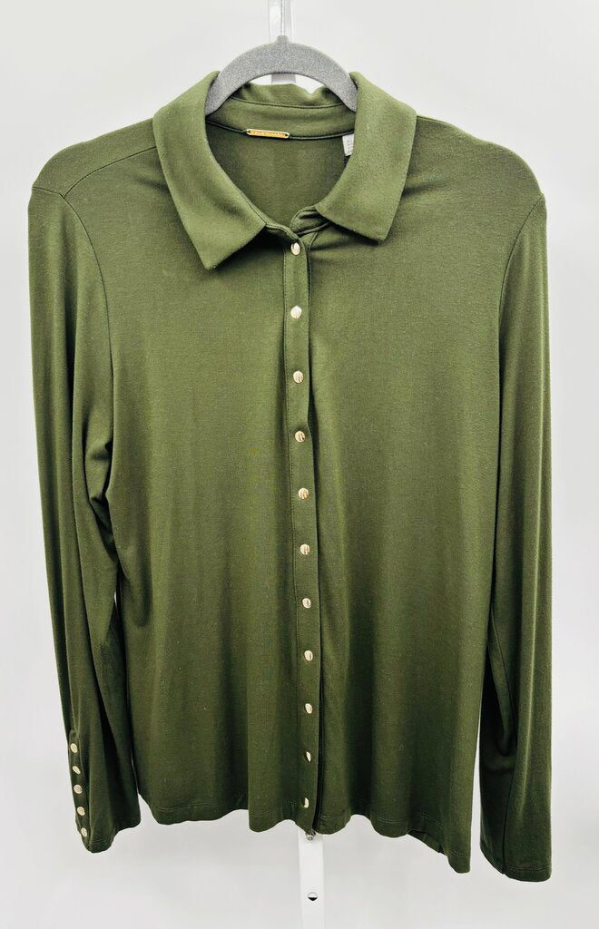 Elie Tahari Top Green L