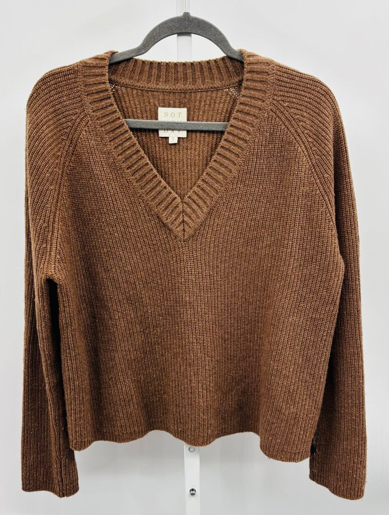 Not Monday Sweater Brown S