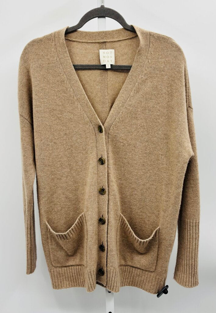 Not Monday Cardigan Tan S
