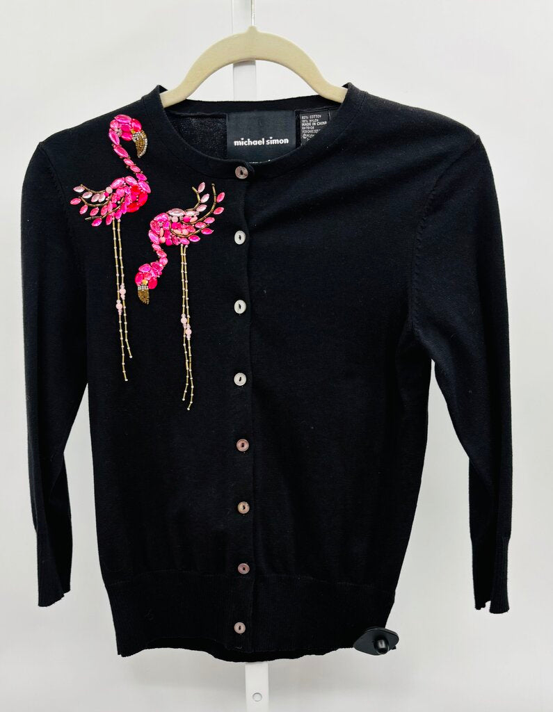 Michael Simon Cardigan Black L