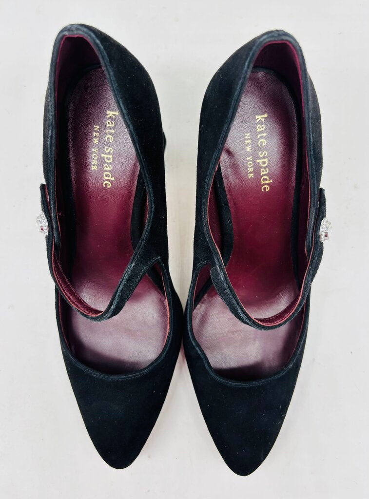 Kate Spade Heels Black 7.5