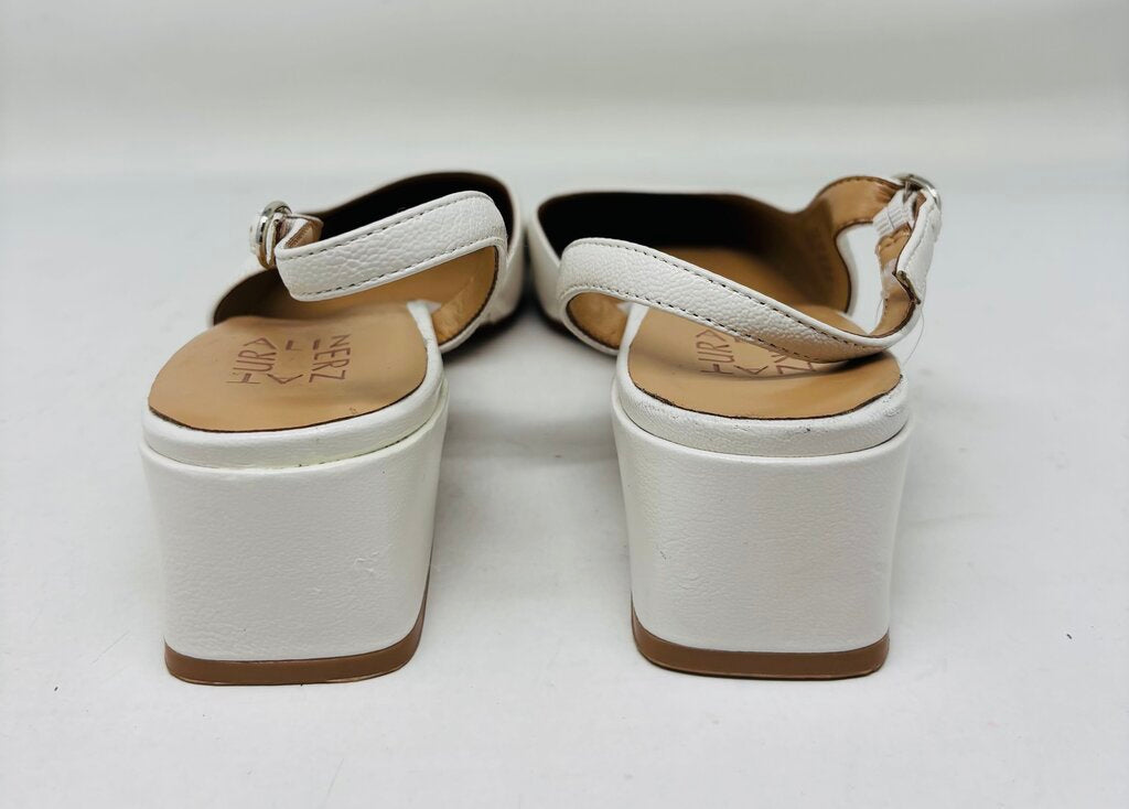 Naturalizer Slingbacks White 9.5