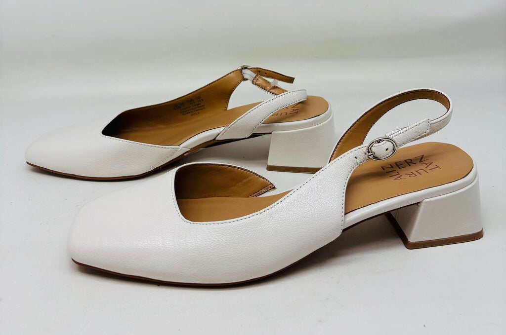 Naturalizer Slingbacks White 9.5