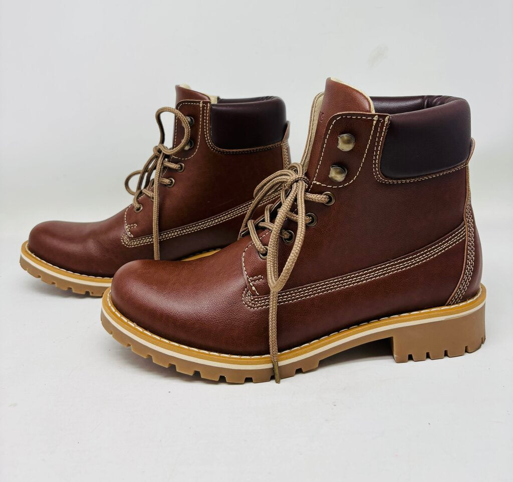 Will's Vegan Store Ankle Boots Brown 8.5