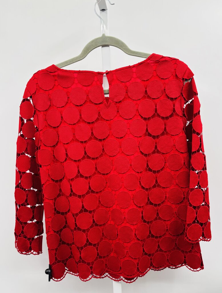 Talbots Top Red M