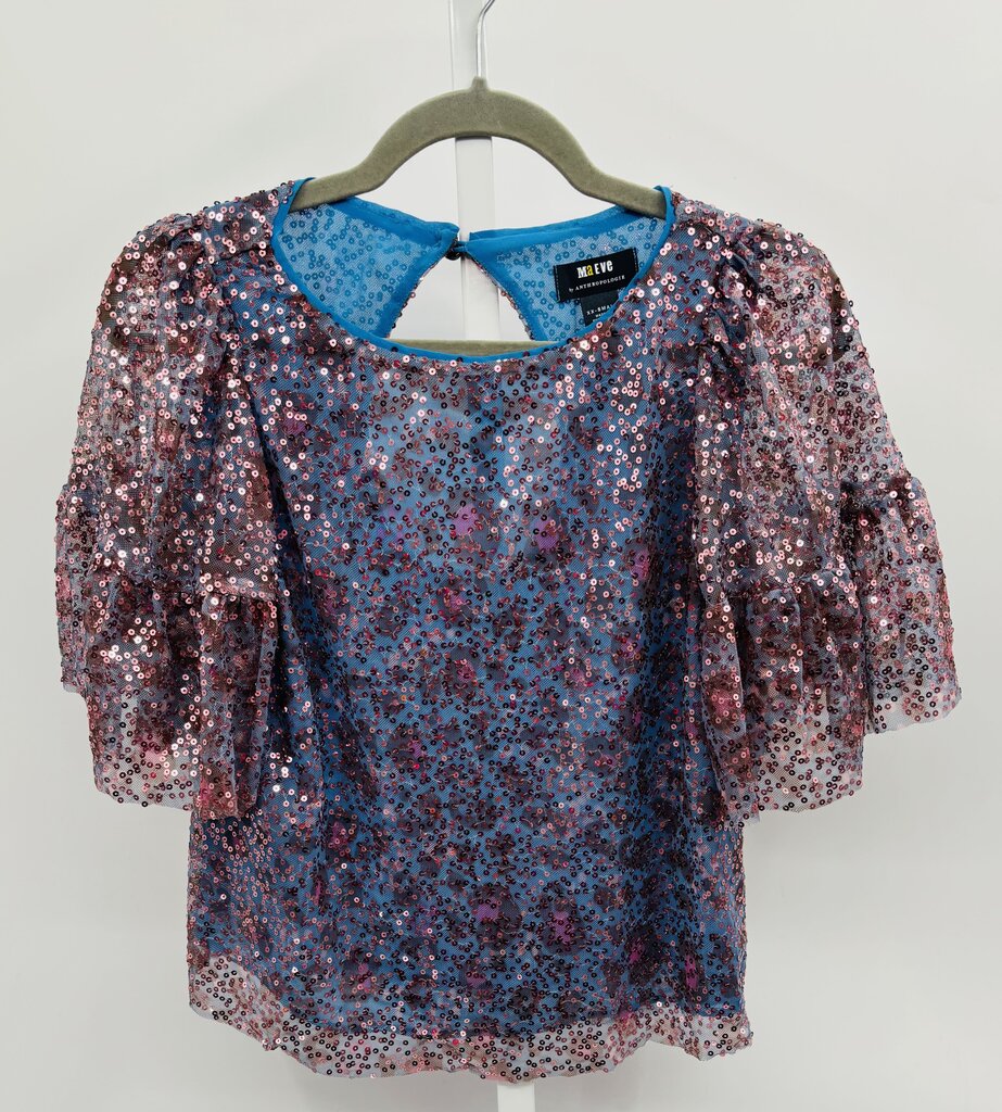 Maeve Top Blue XXS