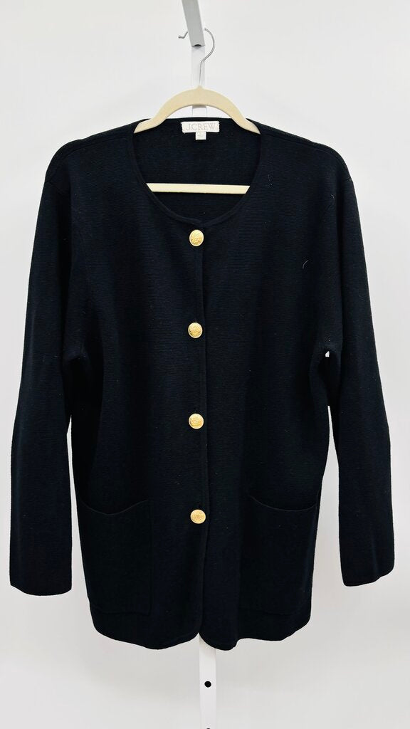 J. Crew Cardigan Black L