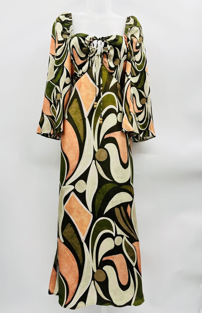 Aylaya Maxi Dress Green S
