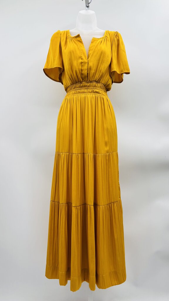 Anthropologie Maxi Dress Yellow M
