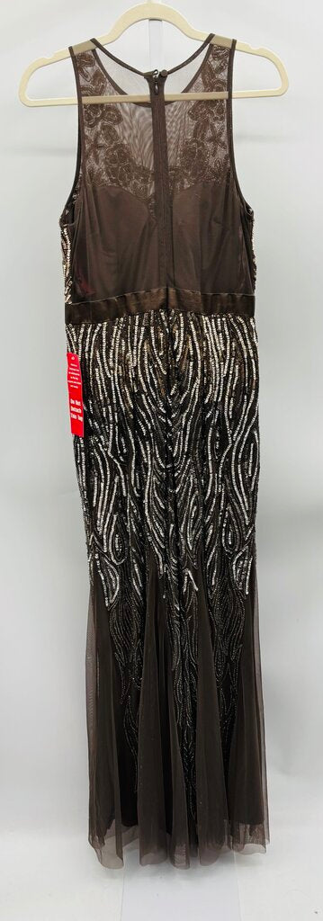 Adrianna Papell Formal Dress Brown 10