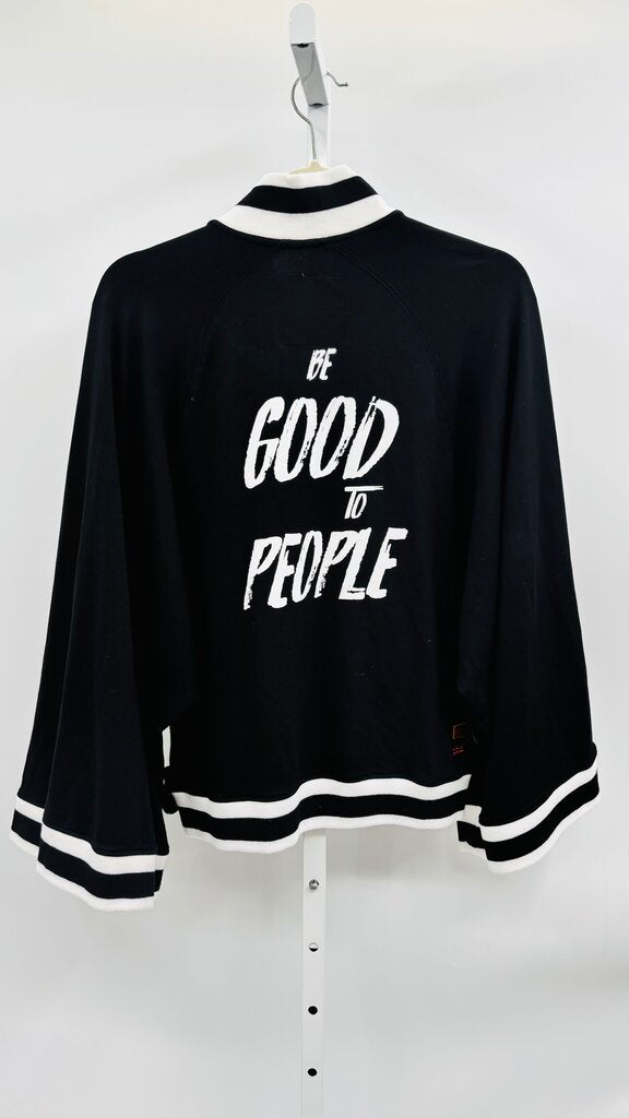 Peace Love World Jacket Black XS