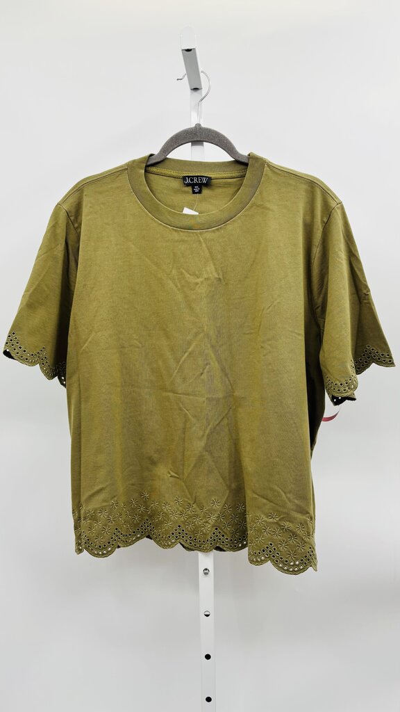 J. Crew Top Plus Green XXL
