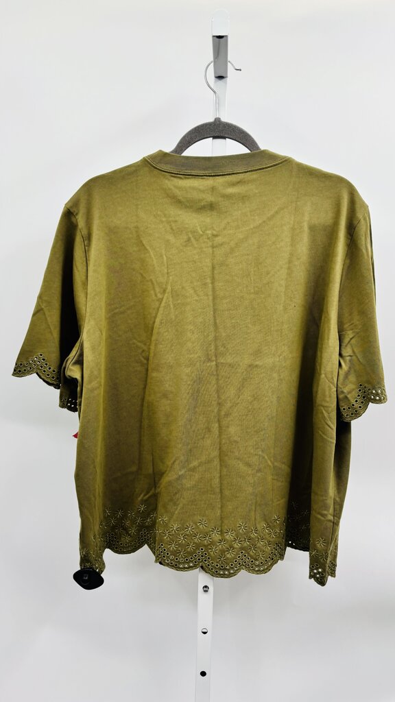 J. Crew Top Plus Green XXL