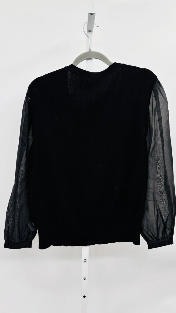 Talbots Blouse Black L