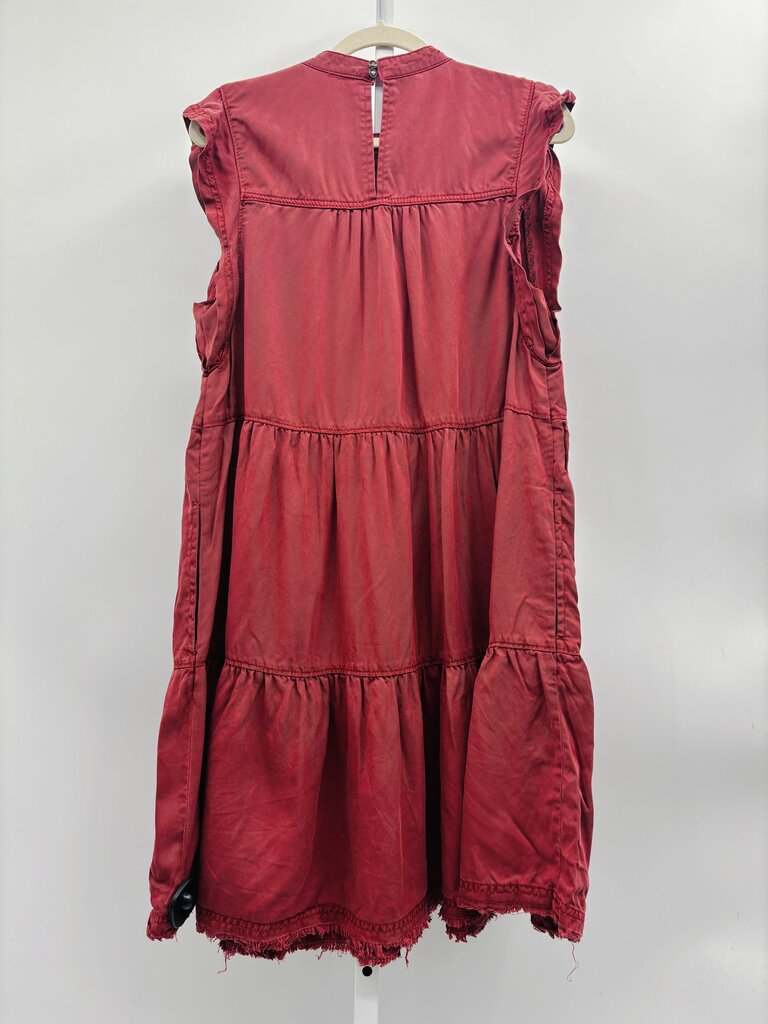 Anthropologie Dress Red L